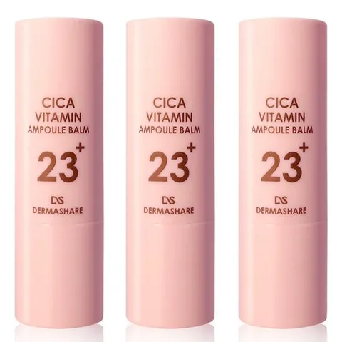 멀티밤 주름케어 광채스틱 주름스틱 시카 비타민 무자극 기미케어 주름개선 미백 크림 탄력 수분 보습 더마쉐어 앰플밤 11g, 3개