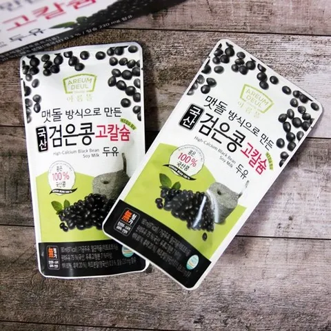 아름뜰 맷돌방식으로 만든 국산 검은콩 고칼슘 두유, 45개, 180ml