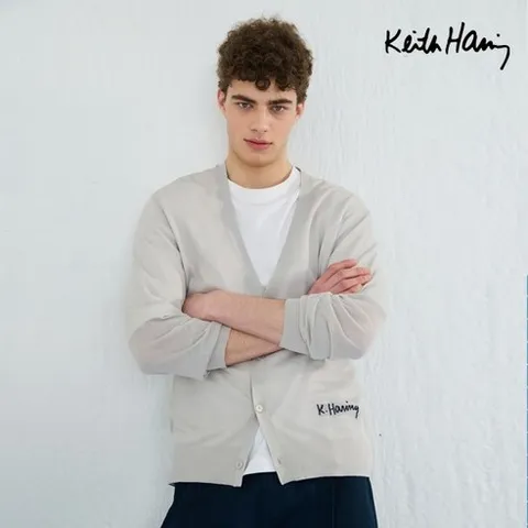 [최초가79900]키스해링 25SS 시어 가디건 3종 남성