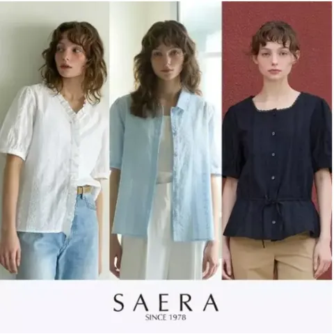 26SS 세라 아일렛 셔츠 블라우스 3종 554845