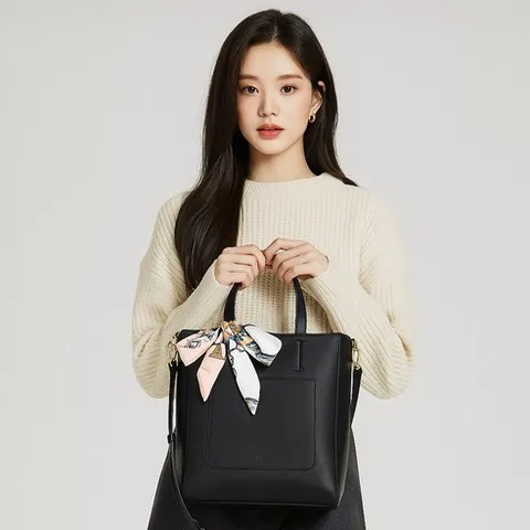 소노비 여성 쇼퍼백 SVEFHB604BK