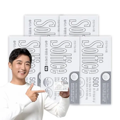 솔티스 투명한 알티지 오메가3, 5박스, 20정