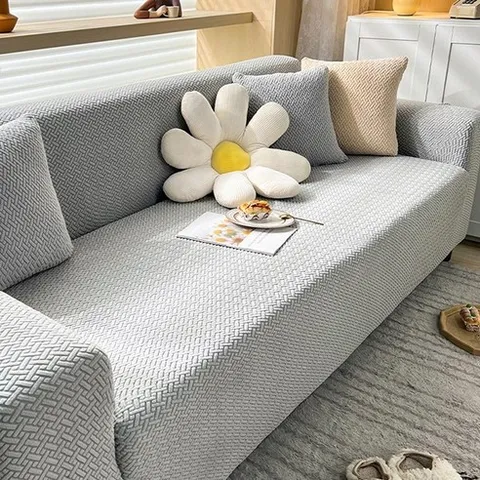 하우스베라 클래식모던 소파커버 쇼파커버 소파덮개 1~5인용 사계절 고탄력 패브릭 논슬립, 1개, 스톤그레이