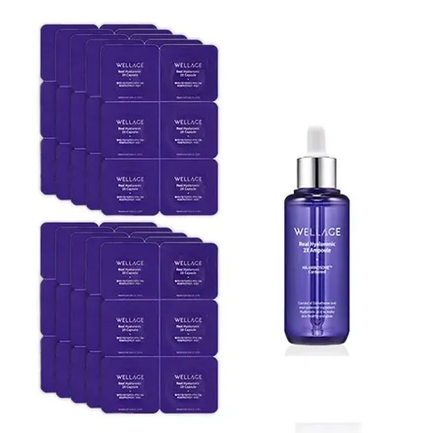웰라쥬 캡슐 시즌3 리얼 히알루로닉 2X 2박스 (60회분) + 앰플 70ml, 1개