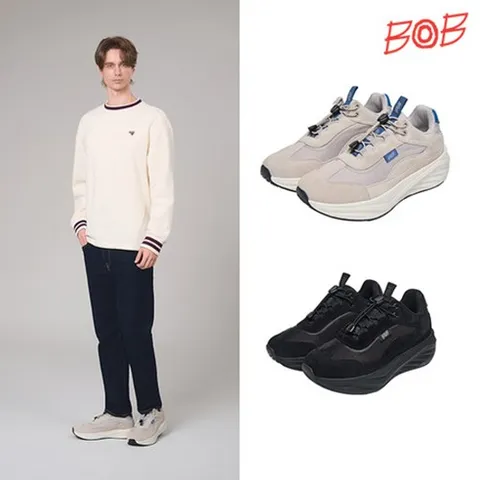 BOB 소가죽 스니커즈 남성