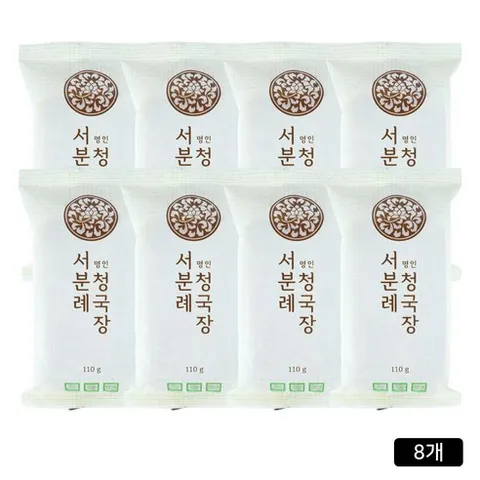 서일농원 서분례명인 청국장_본사직송, 110g, 8개