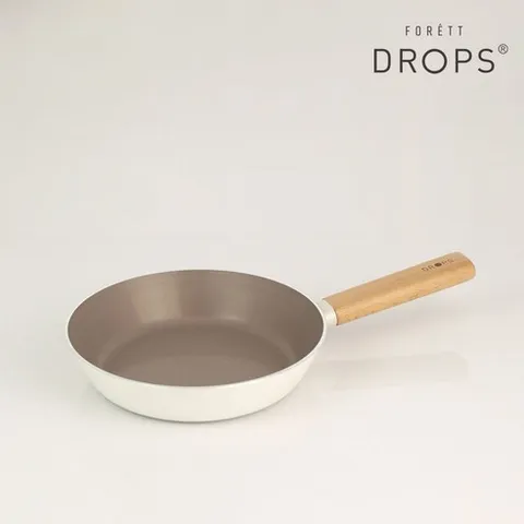 드롭스(포레) IH 아이보리 22cm 프라이팬, 1개