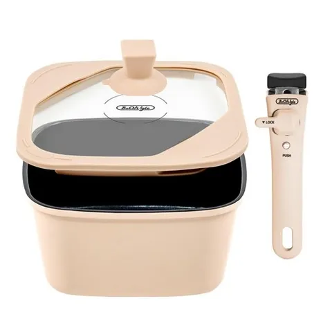 BoOhgle 보오글 프라이팬・냄비 세트 IH&가스 불 대응 손잡이를 취할 수 있다