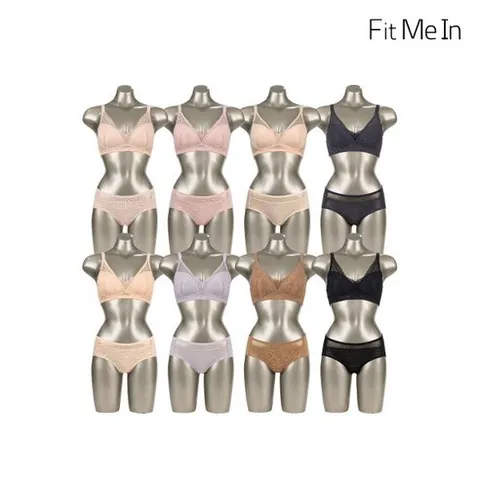 [라이크라] 핏미인 풀컵 노와이어브라 속옷세트 16종