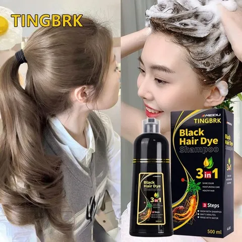 거품염색약 새치커버샴푸 저자극염색약 식물성분 간편염색 셀프염색약, 1개, 커피 브라운