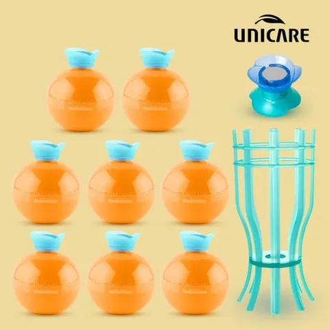 유니케어 변기세정제 변기세정볼 8볼 세트 J, 없음, 단품