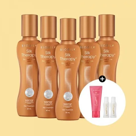 실크테라피 인리치드액션수프림 헤어에센스 60ml 5개+증정, 인리치드 에센스 60mlx5개+증정