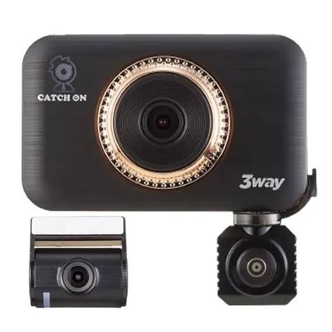 무료장착염경환캐치온 3채널 3way 자동차 차량용블랙박스64GB