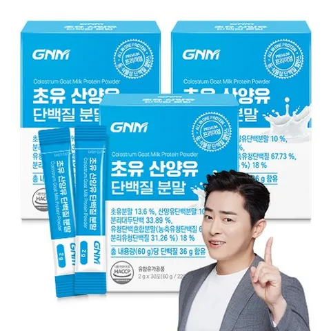 자연의품격 초유산양유단백질분말 스틱, 60g, 3개