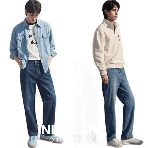닉스 NIX 26SS 최신상 남성 뉴 릴렉스드 스트레이트핏 데님 2종 세트