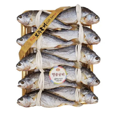 영광 법성포 건조 보리굴비 왕 초특대 35cm 32cm 30cm 선물용 가정용, 5개, 30cm 내외, 선물포장