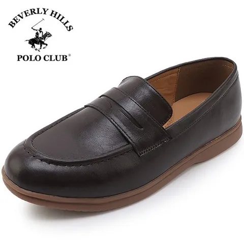 비버리힐즈폴로클럽 카이 가죽 발편한 쿠션 남성 가죽로퍼 편한단화 편한 가죽 신발 로퍼 단화 기능성 신발 컴포트화