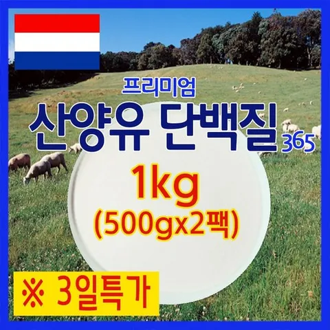 The큰나무 산양유 단백질 분말 1kg(500gx2팩) 산양유 초유단백질 프로틴 뼈엔 엠비피 mbp 분말 락토페린, 500g, 2개