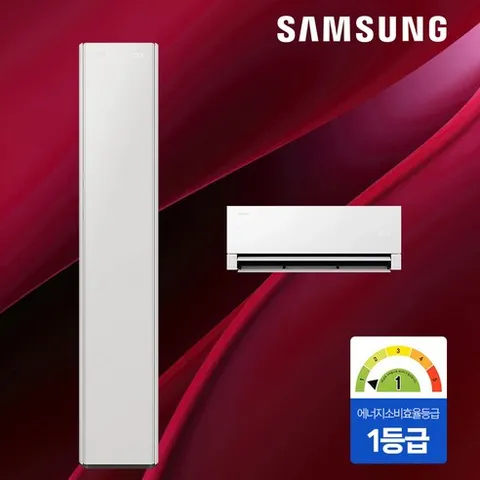 삼성 1등급 2in1 비스포크 AI 무풍 콤보 갤러리 프로 17+6평형 멀티 에어컨 AF90H17D27SRS 실외기포함 빠른설치, 일반배관형
