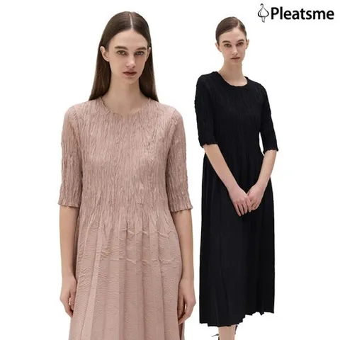 플리츠미 26SS 썸머 핸드크링클 원피스