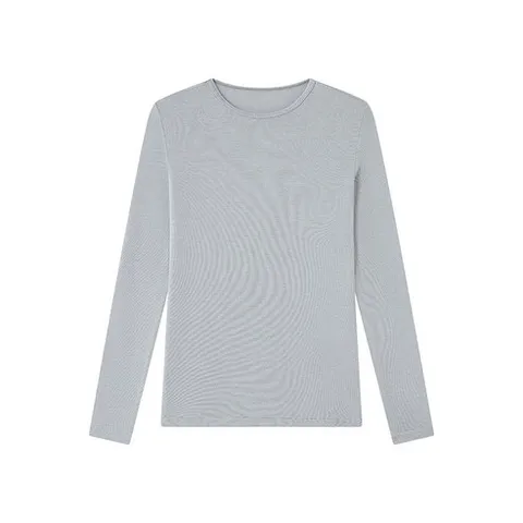 [MNC] 텐셀 모달 캐시미어 긴팔 티 - 고급感 피티드 내셔널 탑