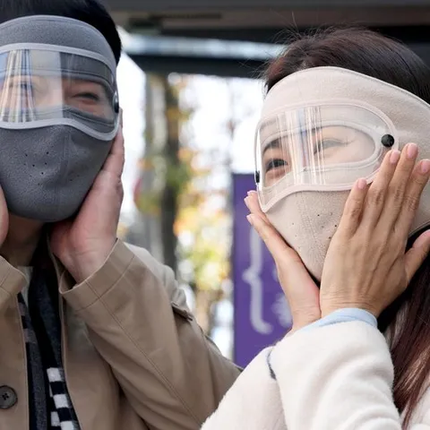 [TV방송_17만장 판매] 핫따숨 캐나다 고글 마스크 4종 모두드림[베이지+그레이+블랙+렌덤] 스키 골프 싸이클 등산 낚시 런닝 스포츠 운동