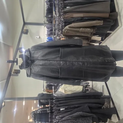 CM큐브 밍크넥 후드 양가죽 구스롱다운