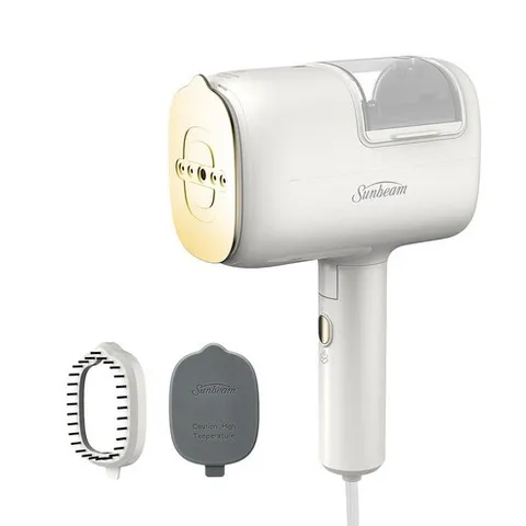 Sunbeam EliteSteam 1700W 디지털 스팀기 및 다리미 - 스테인리스 스틸 밑판 200ml 물 탱크 가변 스팀 빠른 20초 가열 주름 및 실내 장식에 이상