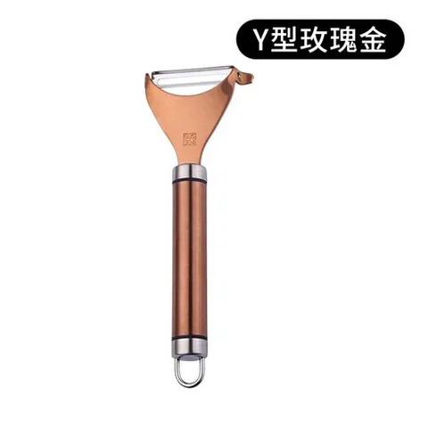 오윤아채칼 류수영 서진이네 편스토랑 라페 스텐 오이토스트 이정현 채칼 감자 당근, Y자형 로즈 골드, 1개