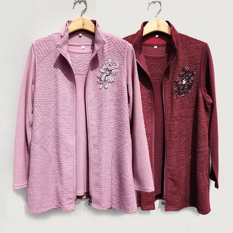 허니마마 캐서린 앙상블 세트 할머니 옷 80대 조끼 티셔츠 요양원 상의 노인 선물