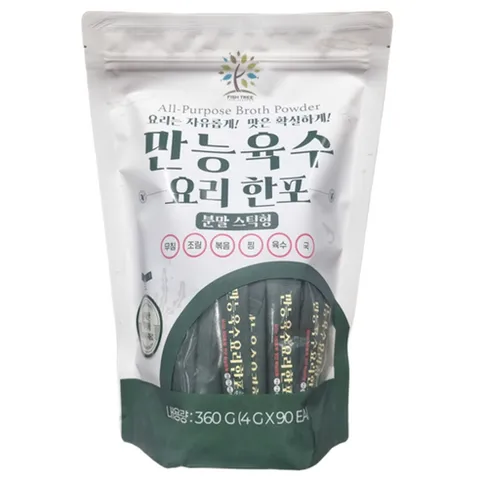 만능육수 요리한포 4gx90포 코스트코, 360g, 1개