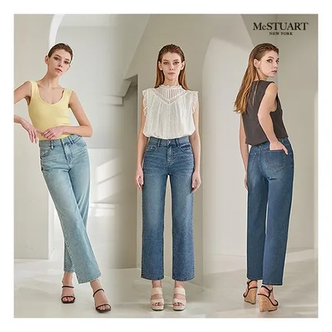 [맥스튜어트] () 씬 에어라이트 여성 데님 3종