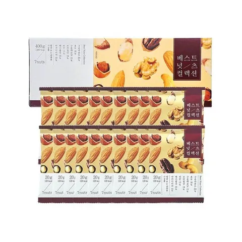 베네팜 베스트 넛츠 컬렉션 20g 20포 1박스, 1개, 400g