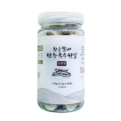 황소할배 만능육수한알 진한맛 60알, 1개, 1ml