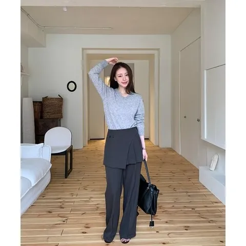 더엣지 THEATG 25FW 커버업 랩 팬츠