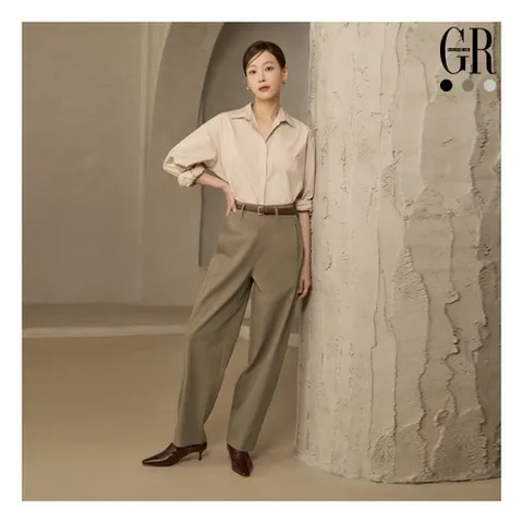 [조르쥬 레쉬] ○25FW 스트레치 배럴 레그 팬츠 3종(LRNW)