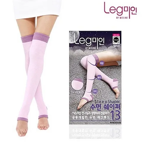 레그미인 수면 쉐이퍼 압박스타킹 지압 마사지 다리 무릎 밴드