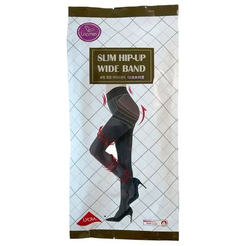 레그미인 슬림 힙업 와이드밴드 브라운 색상 / 3+1 5+2