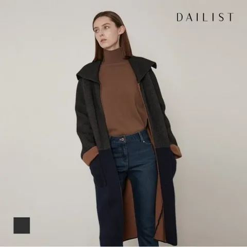 [올리비아로렌(공식)] 라쿤 롱 가디건_MDBBCYW9441