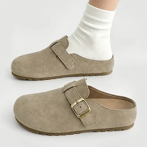 Modern Fashion 여성 발편한 플랫 뮬 샌들 컬러 슬리퍼 X111