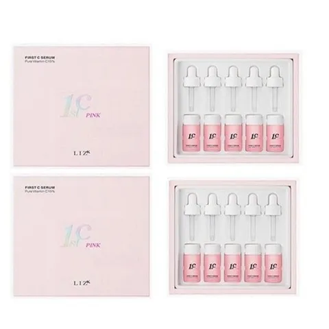 피부관리 퍼스트씨 세럼 핑크 퓨어 비타민 씨 15%(5개입) X 2세트 케어1993793 탄력 보습 수분 영양, 피부관리 퍼스트씨 세럼 핑크 퓨어 비타민 씨 15%(5