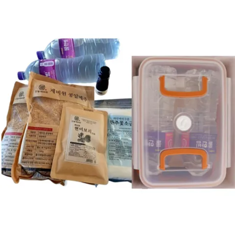 안동제비원 전통된장 담그기 풀세트 수제된장 만들기 누름독포함-, 1개, 7.3kg