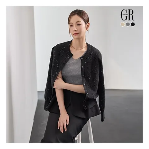 (런칭가 79 900원) ○25FW 쥬얼 시퀸 가디건 3종