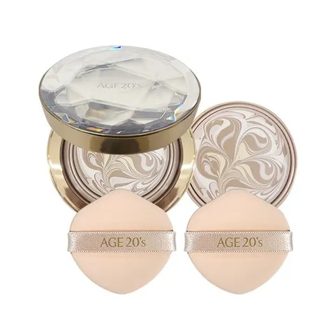 에이지투웨니스 AGE 20s ID 에센스 커버팩트 본품+리필 다이아 에디션 홈쇼핑 최신, 21호 라이트베이지 본품+리필, 1개