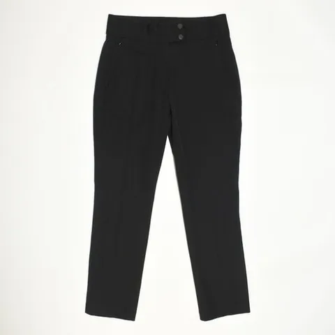 SJ와니 블랙 허리밴딩 레이온 슬랙스바지 74 여성 WP3546 빈티지테크