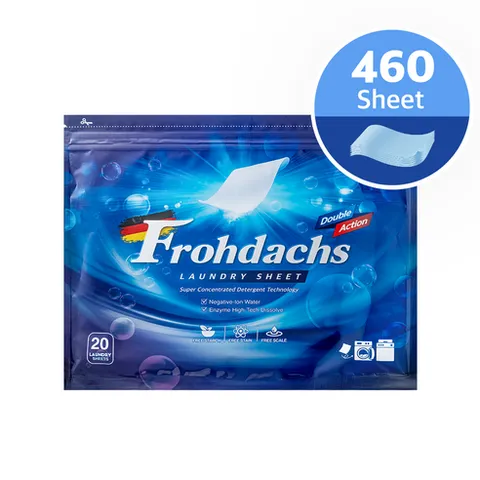 [잘 녹는 종이세제] 프로닥스 더블액션 시트 세탁세제 20매 23팩 (총 460매) 드럼 공용 시트세제, 23개