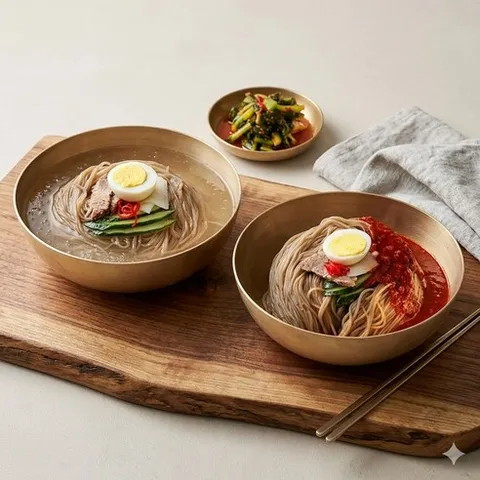 이용식 모란각 냉면 15인분 동치미 평양물냉면(10)+함흥비빔냉면(5)