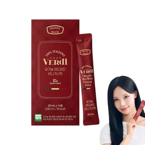 카사베르디 유기농 레드와인 비니거 스틱, 1박스, 280ml