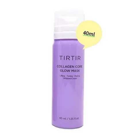 티르티르 물광 콜라겐 생크림 버블팩 물광마스크 노워시 80ml 40ml, 1개
