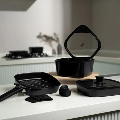 보오글 프리미엄 쿡웨어 [8종], 클래식 블랙, 1개